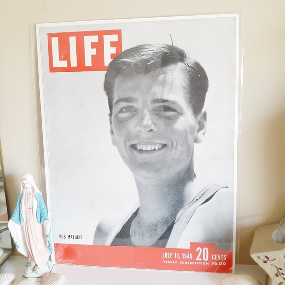 VTG Bob Mathias LIFE Magazine Cover July 11 1949 - Picture 2 of 8